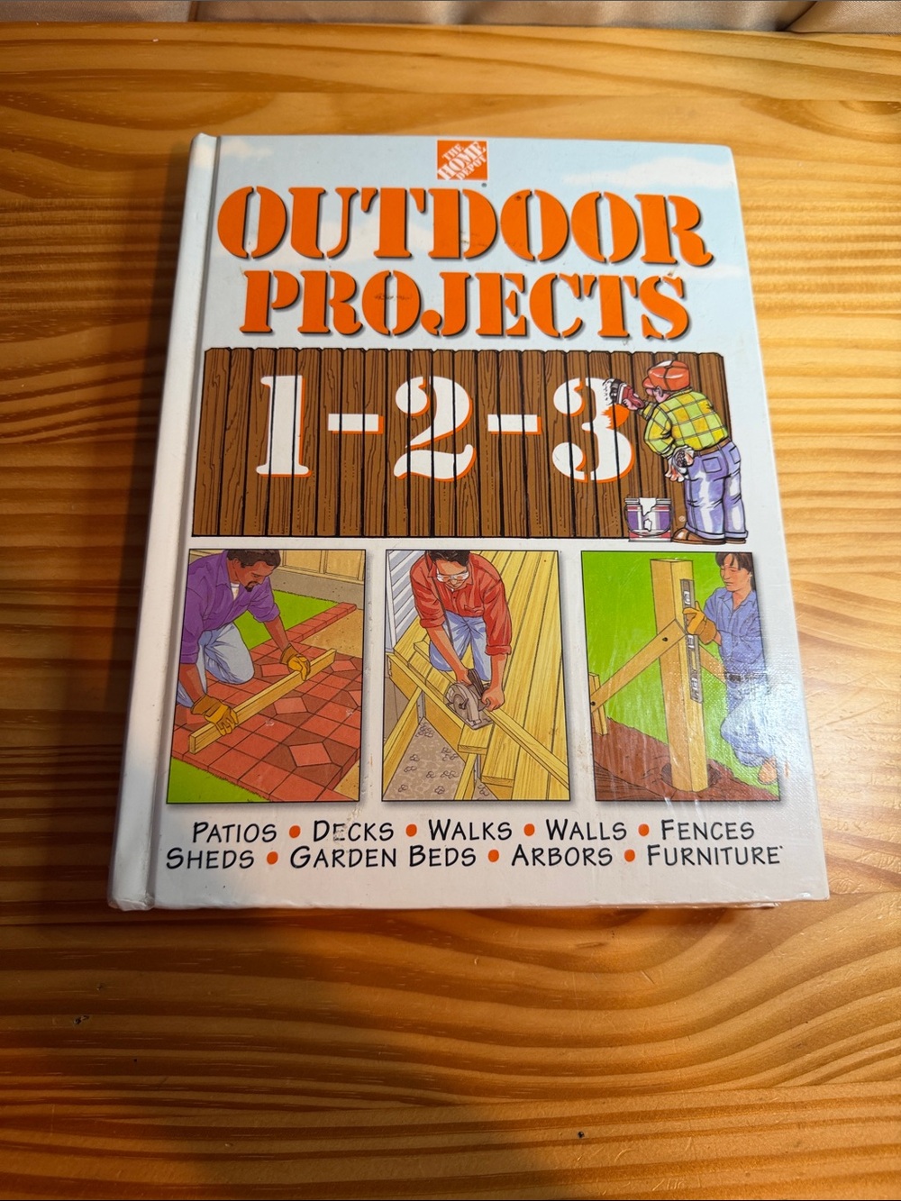 The Home Depot Outdoor Projects 1-2-3 Hardcover Book